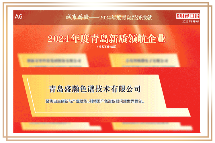 盛瀚荣膺2024年度青岛新质领航企业